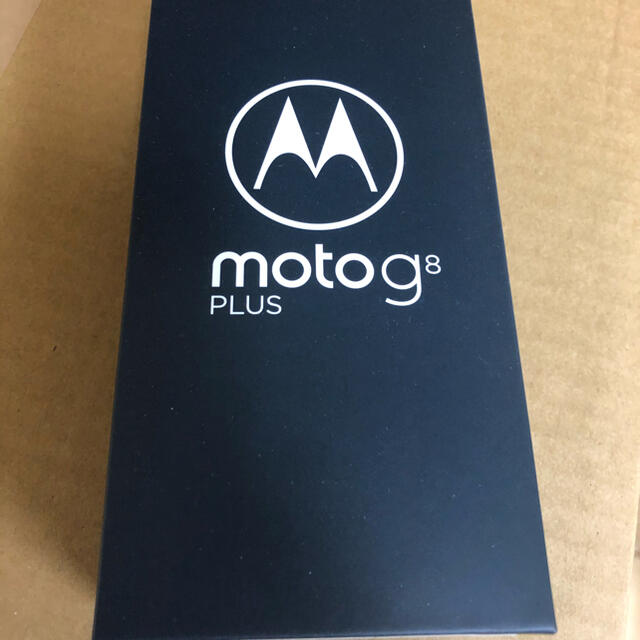 モトローラ　moto g8 plus　simフリー　コズミックブルー