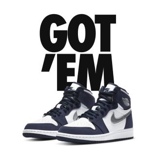 ナイキ(NIKE)のaj1 midnight navy 22.5(スニーカー)