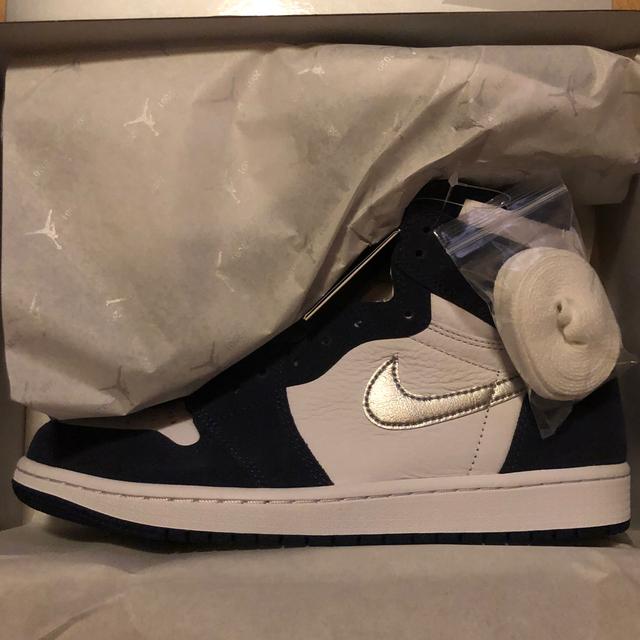 AIR JORDAN 1 HIGH OG MidNightNavy 26.5cm