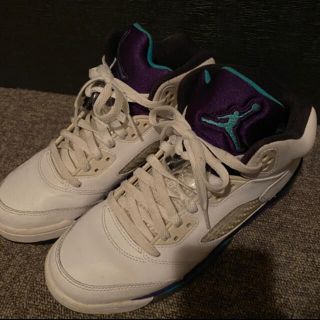 ナイキ(NIKE)のNIKE AIRJORDAN 5 グレープ 25cm(スニーカー)