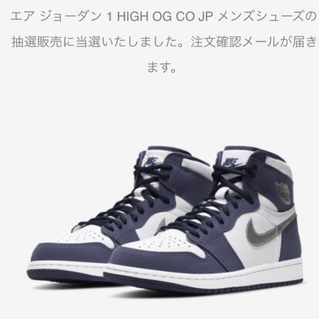 AIR JORDAN 1 HIGH OG CO.JPスニーカー