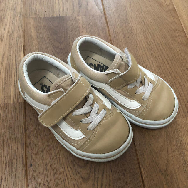 VANS(ヴァンズ)のvans オールドスクール  14cm ベージュ キッズ/ベビー/マタニティのキッズ靴/シューズ(15cm~)(スニーカー)の商品写真