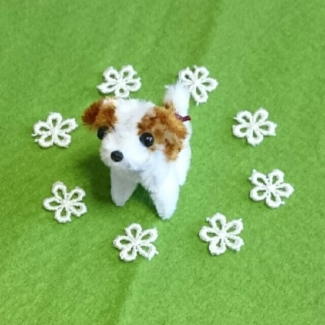 ミニチュア わんこ ジャックラッセルテリア モールアート