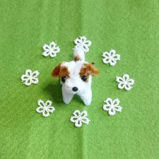 ミニチュア わんこ ジャックラッセルテリア モールアート