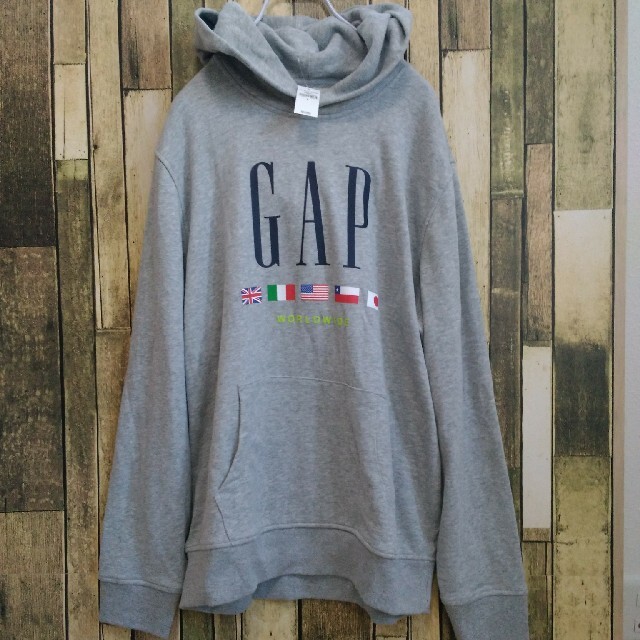 GAP(ギャップ)の【お勧め】ギャップ　GAP☆パーカー　グレー メンズのトップス(パーカー)の商品写真