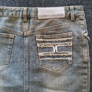 トミーヒルフィガー(TOMMY HILFIGER)のTommy hilfiger デニムスカート(ひざ丈スカート)