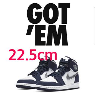 ナイキ(NIKE)のエア ジョーダン 1  レトロ HIGH OG Midnight Navy(スニーカー)