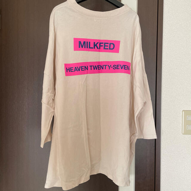 MILKFED.(ミルクフェド)のミルクフェド　ロングＴシャツ レディースのトップス(Tシャツ(長袖/七分))の商品写真