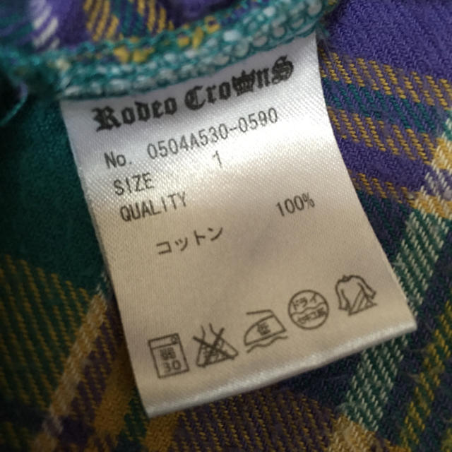 RODEO CROWNS(ロデオクラウンズ)のRODEO チェックシャツ レディースのトップス(シャツ/ブラウス(長袖/七分))の商品写真