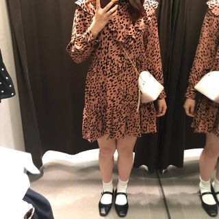 Zara Zara ヒョウ柄ワンピースの通販 By My ザラならラクマ