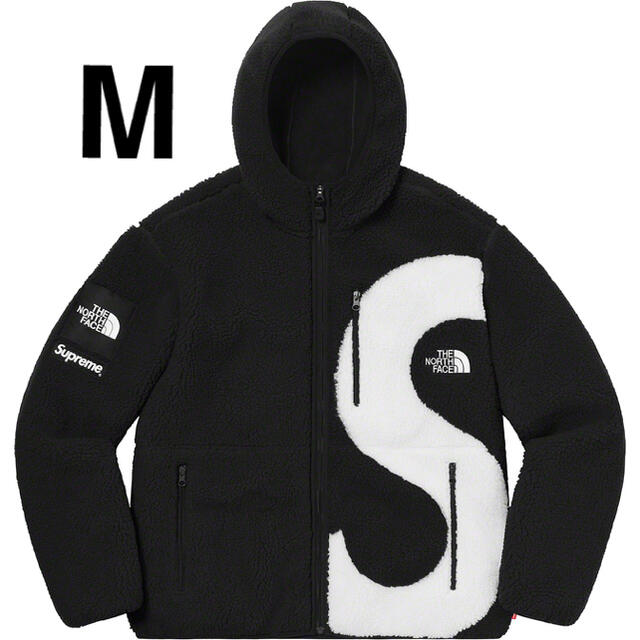 supreme S Logo Hooded Fleece Black M