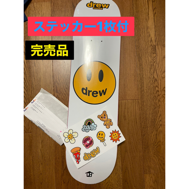 drew house mascot skatedeck white  スポーツ/アウトドアのスポーツ/アウトドア その他(その他)の商品写真