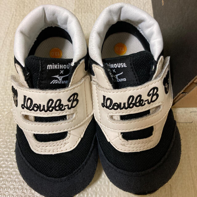 DOUBLE.B(ダブルビー)のり様専用  MIKIHOUSE  スニーカー  MIZUNOコラボ キッズ/ベビー/マタニティのベビー靴/シューズ(~14cm)(スニーカー)の商品写真