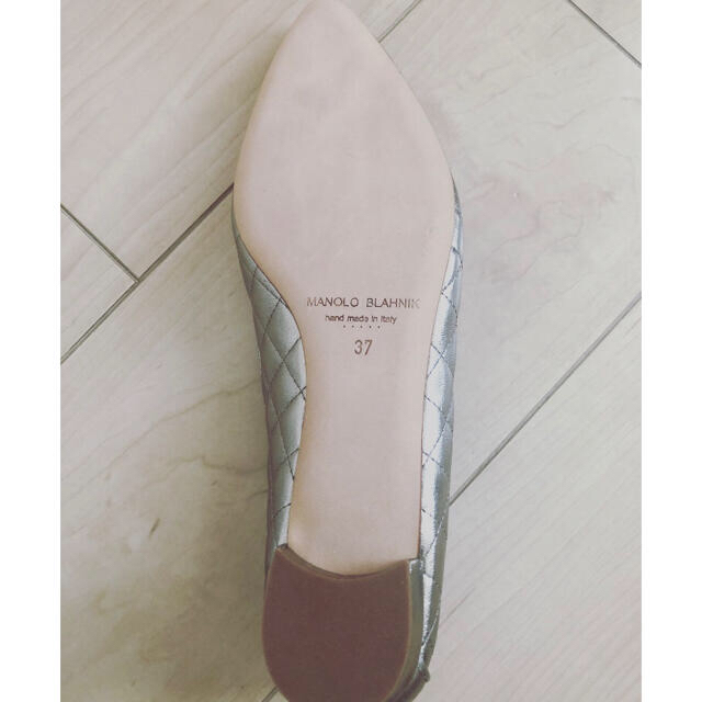 MANOLO BLAHNIK(マノロブラニク)のMANOLO BLAHNIK マノロブラニク SILK ALBA NAPPA レディースの靴/シューズ(バレエシューズ)の商品写真