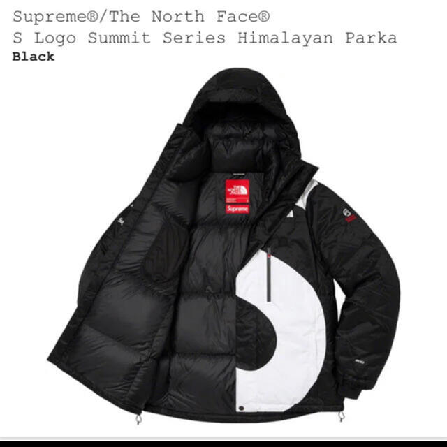 Supreme(シュプリーム)のsサイズ　supreme the north face s logo black メンズのジャケット/アウター(ダウンジャケット)の商品写真