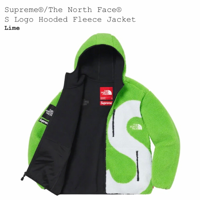Supreme THE NORTH FACE fleece Lime ライム M 1