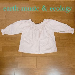 アースミュージックアンドエコロジー(earth music & ecology)のearth music & ecology ブラウス ベビーピンク(シャツ/ブラウス(長袖/七分))