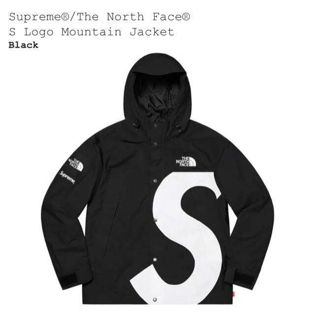 本日限りSupreme×TNF S Logo Mountain Jacket Mマウンテンパーカー