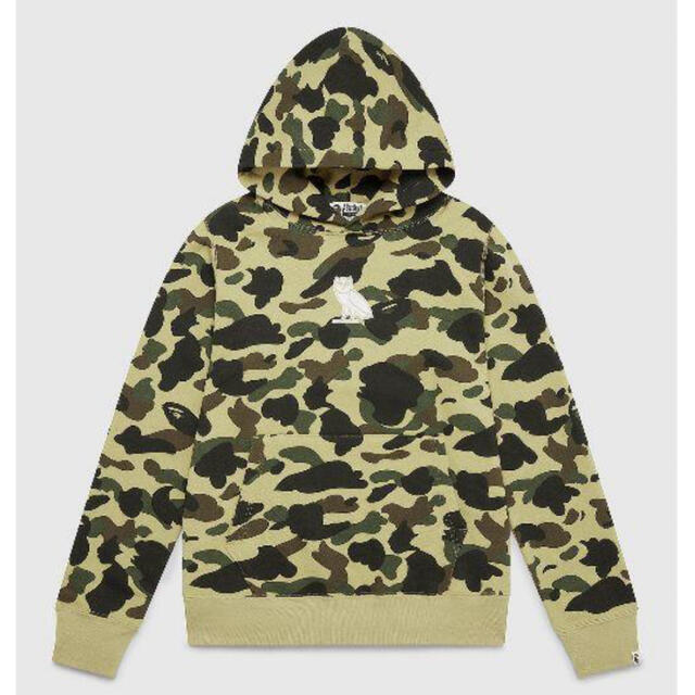 [新品] BAPE × OVO PULL OVER HOODIE 2XL