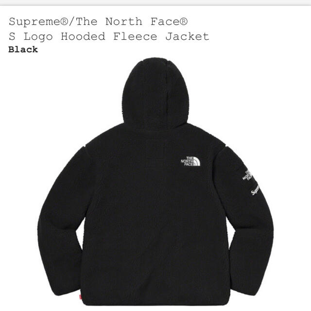 supreme the north face fleece black L 黒