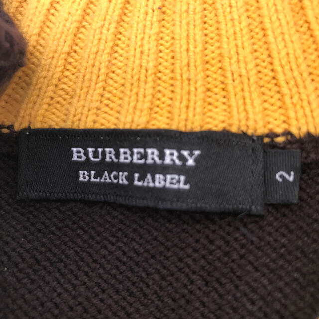 BURBERRY BLACK LABEL(バーバリーブラックレーベル)のBurberry black label ブラウンセーター メンズのトップス(ニット/セーター)の商品写真