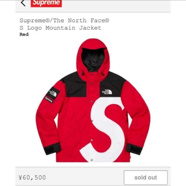 Supreme THE NORTH FACE S Logo Mountain Jジャケット/アウター