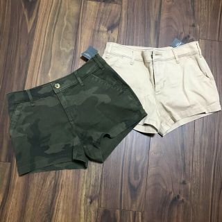 アバクロンビーアンドフィッチ(Abercrombie&Fitch)のアバクロ　ショートパンツ　2枚セット(ショートパンツ)