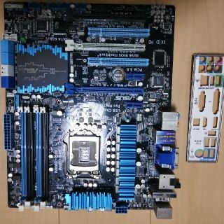 訳ありマザーボード　ASUS p8z77v(PCパーツ)