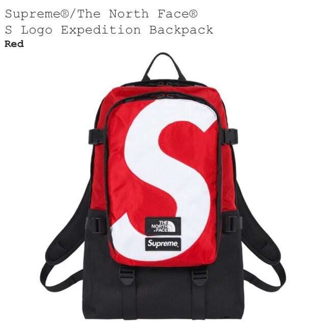 メンズSupreme The North Face S Logo Backpack 赤