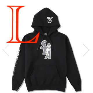 ヒステリックグラマー(HYSTERIC GLAMOUR)のwind and sea HOODIE / BLACK (02203CF10)(パーカー)