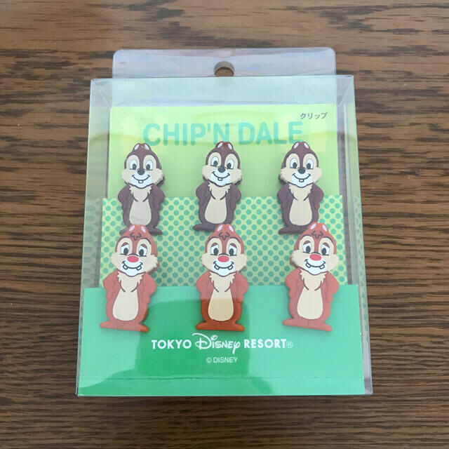 Disney(ディズニー)のチップとデール　クリップセット エンタメ/ホビーのおもちゃ/ぬいぐるみ(キャラクターグッズ)の商品写真