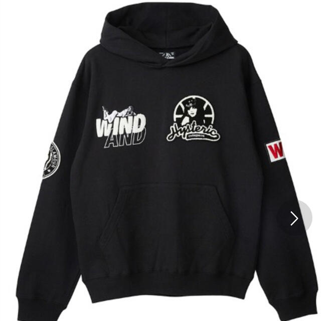 パーカーLサイズ HYSTERIC GLAMOUR wind and sea