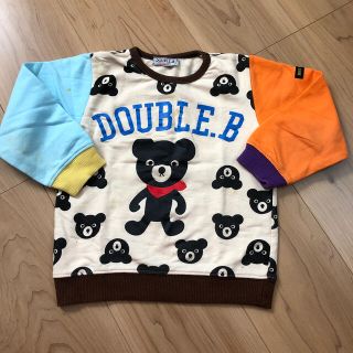 ダブルビー(DOUBLE.B)のtakeさん専用☆ミキハウス/DOUBLE.B 100 薄手トレーナー(Tシャツ/カットソー)