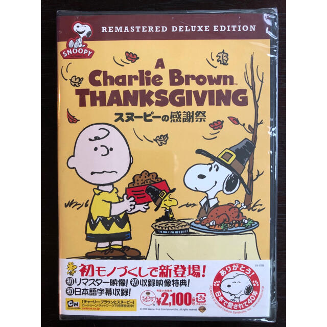 SNOOPY(スヌーピー)のスヌーピー  DVD 「スヌーピーの感謝祭」 エンタメ/ホビーのDVD/ブルーレイ(キッズ/ファミリー)の商品写真