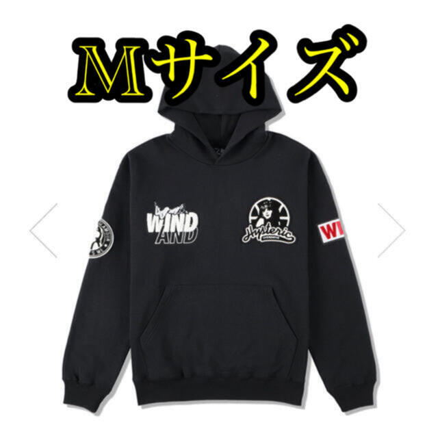 メンズHYSTERIC GLAMOUR WIND AND SEA パーカー M