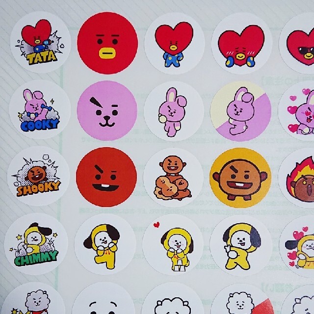 防弾少年団 Bts Bt21キャラクターシール 48枚全絵柄違いの通販 By Yui 即購入大歓迎 S Shop ボウダンショウネンダンならラクマ