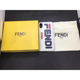 フェンディ(FENDI)のFENDI フェンディ FENDI×FILA iphone10 スマホケース(iPhoneケース)