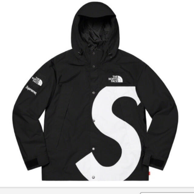 専用 黒S S logo mountain jacketマウンテンパーカー