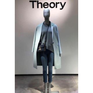 セオリー(theory)の【専用】Theory チェスターコート ロングコート 水色(チェスターコート)