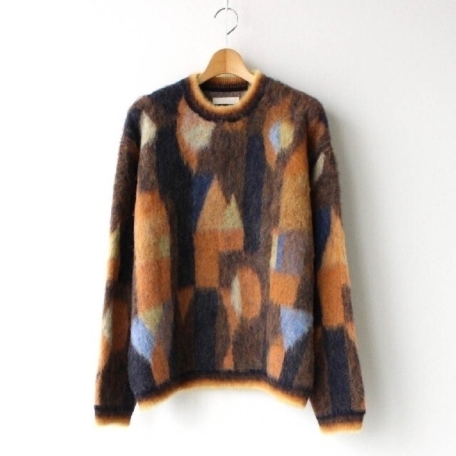 yoke 20aw paul jacquard crew knit