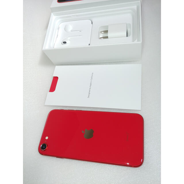新作モデル Apple - 国内版SIMフリー 128GB 赤 RED SE（第二世代） iPhone スマートフォン本体