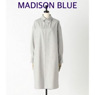 マディソンブルー(MADISONBLUE)の【MADISONBLUE 】WOOL OVERSIZED SHIRT DRESS(ひざ丈ワンピース)