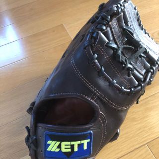 ゼット(ZETT)の硬式ファーストミット軟式でも使用可能(グローブ)