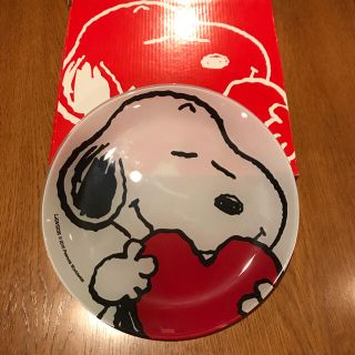 ピーナッツ(PEANUTS)のスヌーピーガラス皿(キャラクターグッズ)