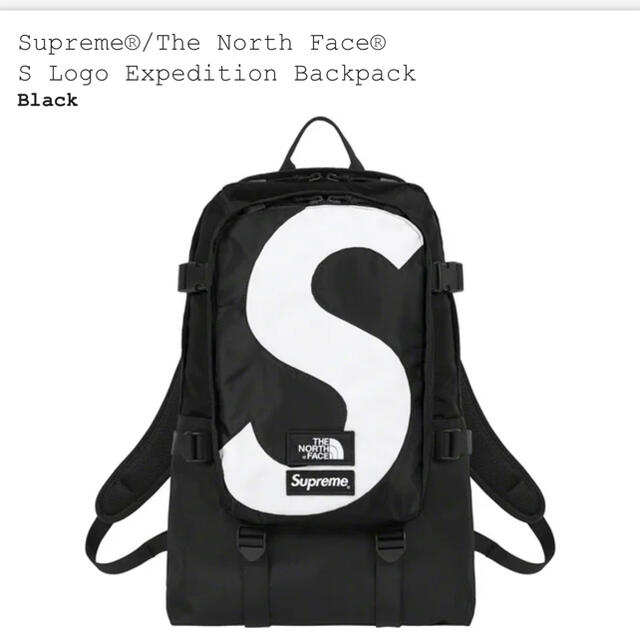 Supreme The north face ノースフェイス バックパック 黒