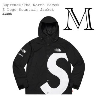 シュプリーム(Supreme)のSupreme 黒　M  North Face S Logo Mountain(マウンテンパーカー)