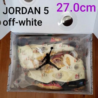 ナイキ(NIKE)のNIKE OFF-WHITE AIR JORDAN 5 27.0cm(スニーカー)