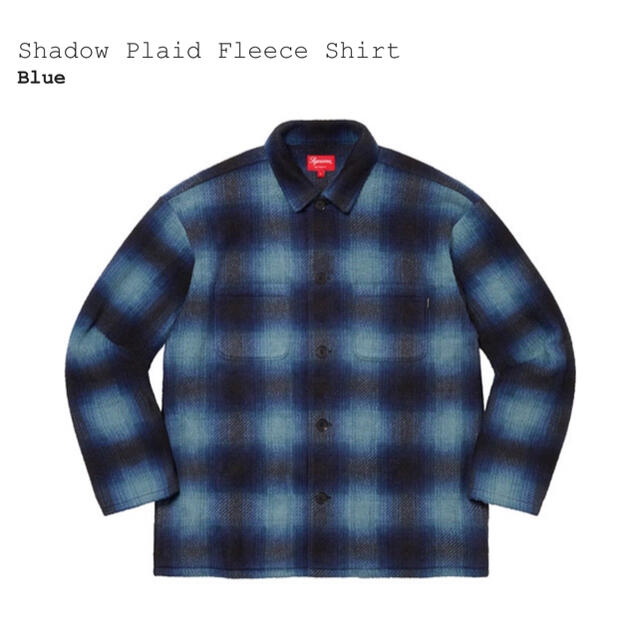 Supreme - supreme Shadow Plaid Fleece Shirt M 青の通販 by ヤバい ...