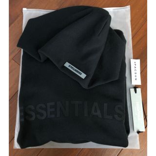 フィアオブゴッド(FEAR OF GOD)のFOG essentials black hoodie(パーカー)