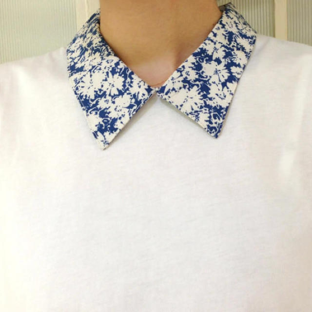 Kastane(カスタネ)のKastane シャツ襟Tシャツ レディースのトップス(Tシャツ(半袖/袖なし))の商品写真